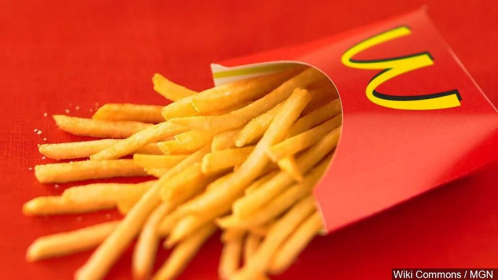 mac donald free fries for 2018